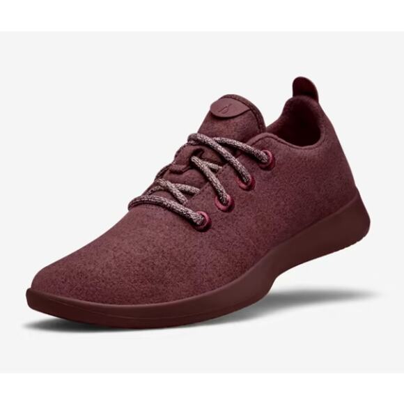 Allbirds Womens Size 8 Purple Wool Runners Limited Edition Tuke Jam Maroon - Picture 11 of 11